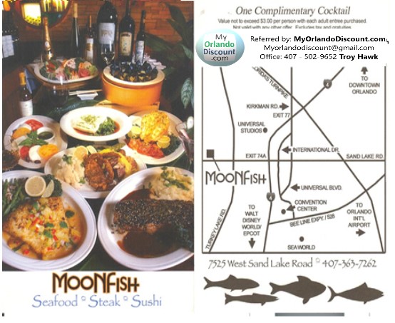 Coupon For Moon Fish in Orlando